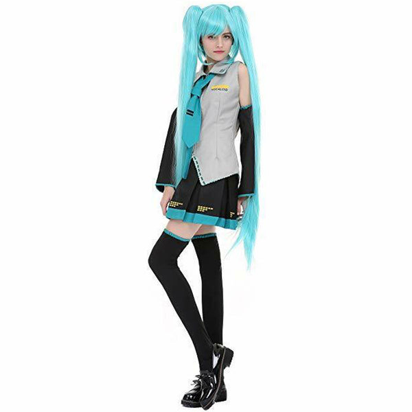 Anime Hatsune Miku Vocaloid Hatsune Miku Costume Uniform Dress Party Cosplay Set