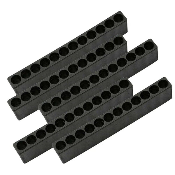 10/20PCS 12 Holes Hex Shank Storage Screwdriver Head-Bit Holder Holding Tool AUS