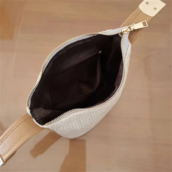 Women Woven Crossbody Bag – Lightweight Straw Phone Purse