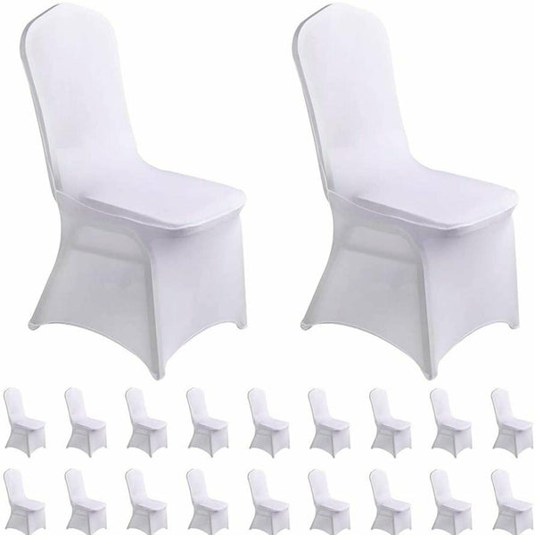 Chair Seat Covers Spandex Stretch Washable Banquet Dining Wedding Party