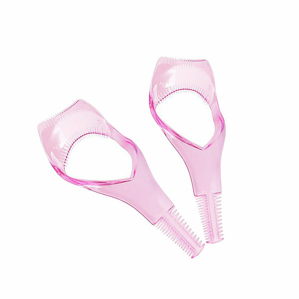 3In1 Eyelash Mascara Guard Makeup Cosmetic Lash Applicator Brow Comb Guide Tool