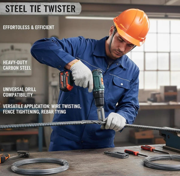 TWire Tying- Wire Twister Rebar Tier Tool Fence Wire Twisting Tool