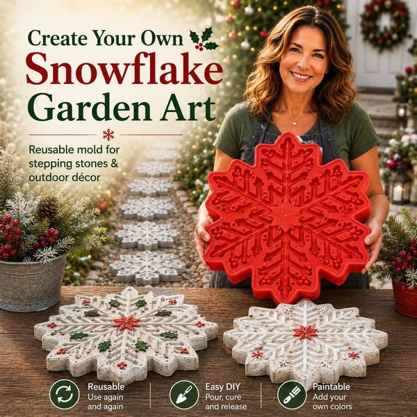 Sunflower Stepping Stone Mold Courtyard Reusable Path Decor Concrete Mold Garden