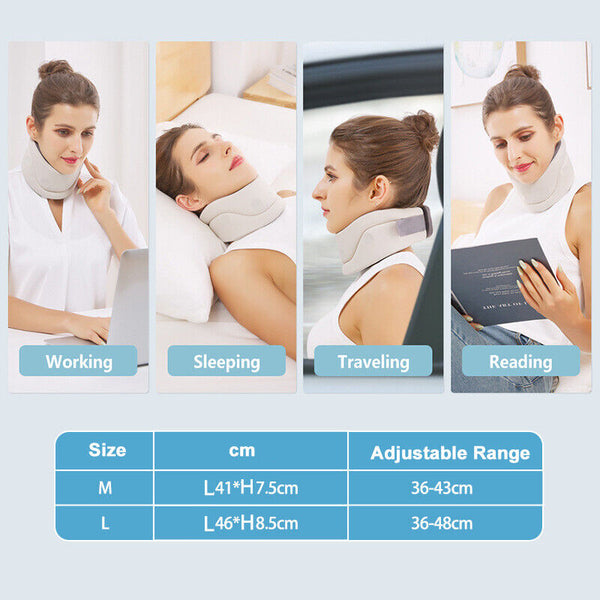 Cervicorrect Neck Brace by Healthy Lab Co Ergonomic Cervical Support  Stop Snore