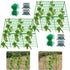 Metal Garden Trellis Climbing Frame Set for Raised Beds – Detachable A Frame Plant Support with Mesh and Clips