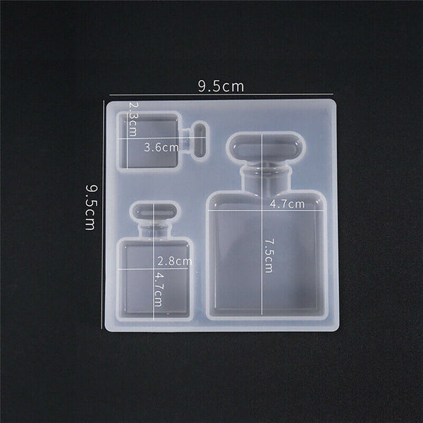 Resin Casting DIY Molds Silicone Mold Pendant perfume bottle Mould Craft