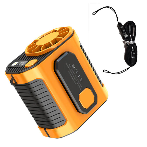Portable Belt Fan Cooling Outdoor Personal Waist Clip Fans USB Electric Cooler