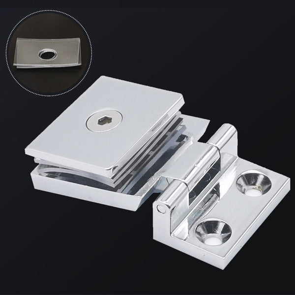 Useful Cabinet Cupboard Clamp Hinge Bathroom Shower Glass Door Hinges Hardware