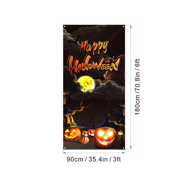 Halloween door cover design C05 spooky door decoration
