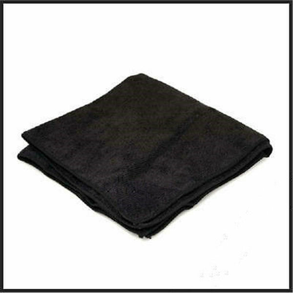 Microfiber Towel GYM Sport Footy Travel Camping Swimming Drying Microfibre Black