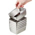 10pcs Stainless Steel Food Containers with Lids + 5 Spoons | Stackable Airtight Lunch Boxes