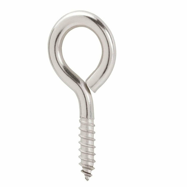 120PCS Small Tiny Mini Screw Eye Pins Eyelets Hooks Threaded Jewelry Peg 8x4mm