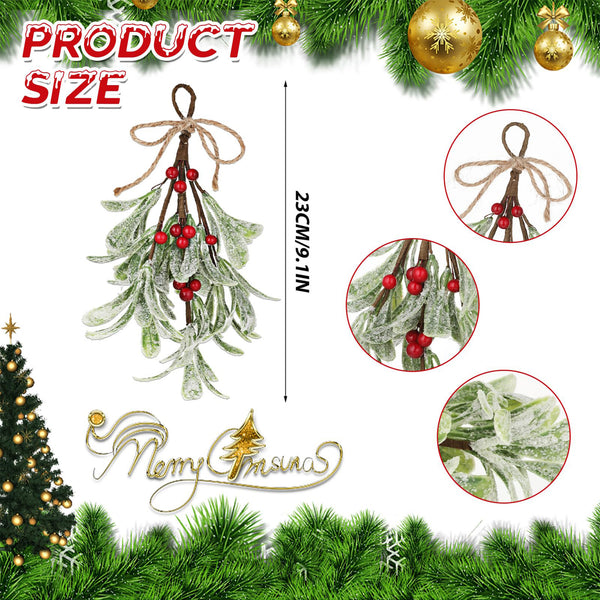 Home Garlands Christmas Wreaths Decor Artificial Mistletoe Imitation Plants AU