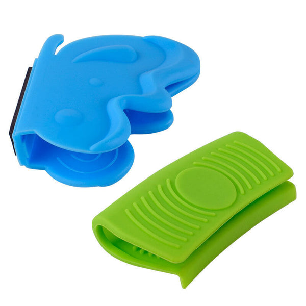 Oven Mitts Kitchen Tool Silicone Butterfly-Shaped Gadget Anti-Scald With Magnets