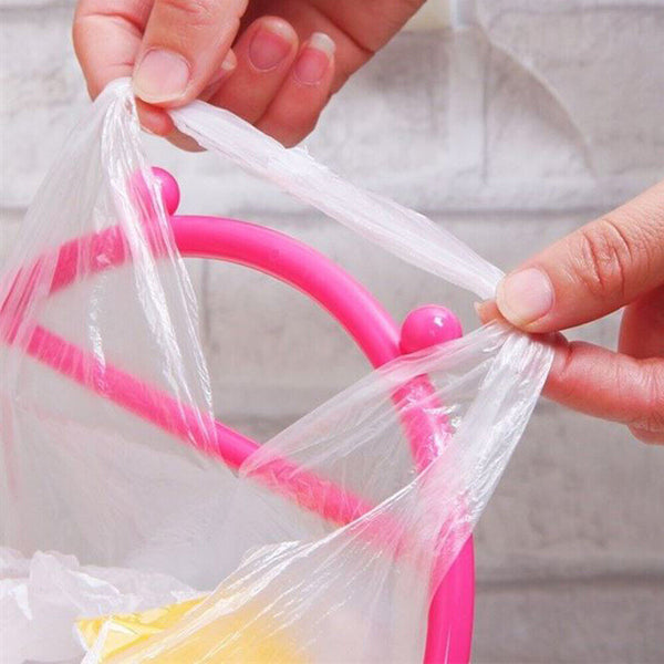 Holder Waste Bag Hanger Trash Bag Rack Garbage Bag Kitchen Organizer