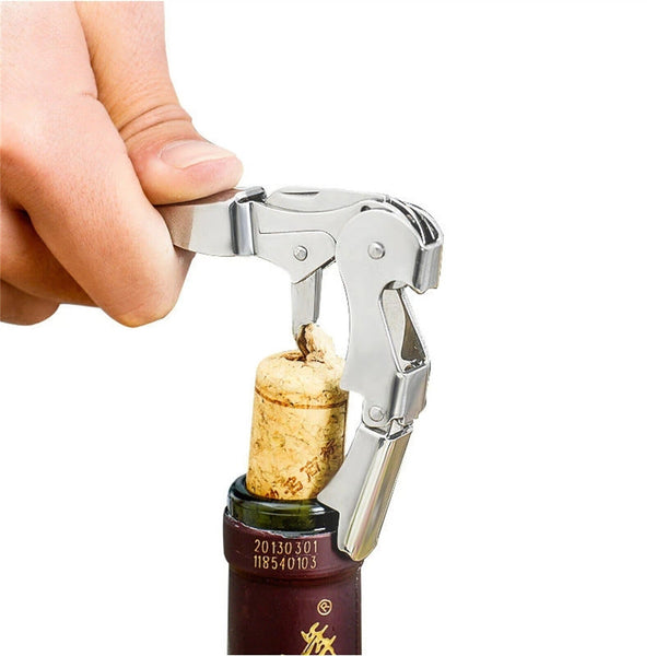 1-3X Waiters Friend Corkscrew Stainless Steel Wine Bottle Opener Screw Knife Bar