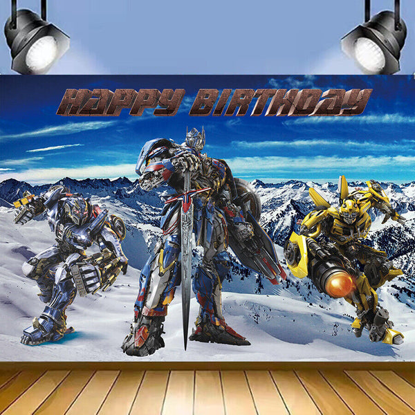 Transformers Party Set Party Supplies Kids Birthday Decoration