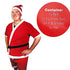 Santa Claus Costume Suit Xmas Party Summer Winter Outfit Adult One Size AU Stock