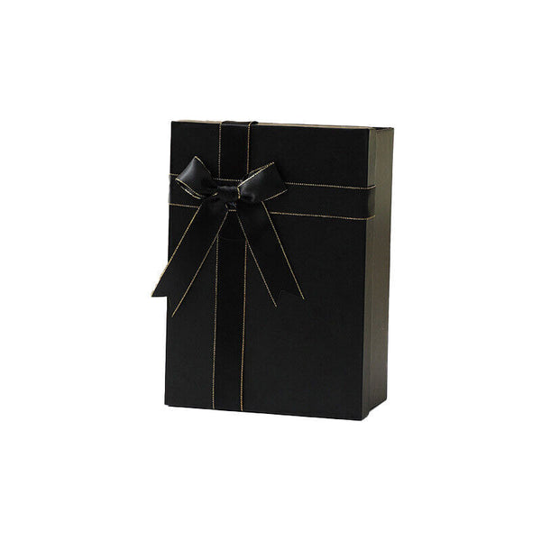 5PCS Elegant Folding Gift Box with Ribbon Bow One-Piece Shoe Apparel Box 22*16cm