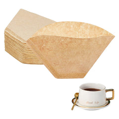 500 Pack 102 Coffee Filter Papers – Natural Disposable Drip Filter Paper for Pour Over Coffee