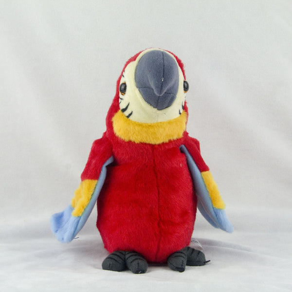 Talking Parrot Plush Toy Repeats What You Say Interactive Record Bird Kids Gift