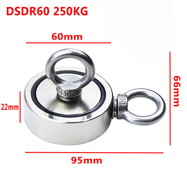 Neodymium Salvage Hook Magnet Fishing Hunting Detector Treasure
