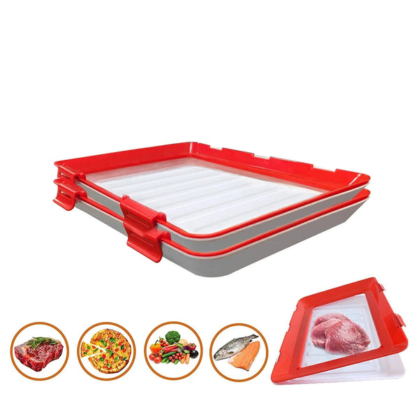 Creative Food Preservation Tray Food Fresh Keeping Food Storage Kitchen AU