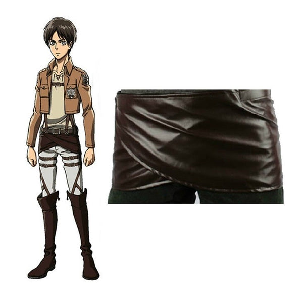 Deluxe Attack on Titan Costume Set Jacket Cape Belt Shingeki No Kyojin Cosplay