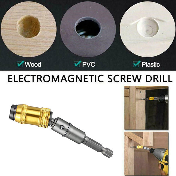 4pcs Magnetic Bit Holder Pivot Drill Bit Holder Extender Pivoting Bit Tip Holder