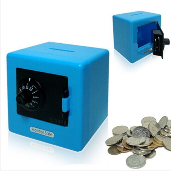 Coin Safe Box Date Lockable Money Premium Lightness Bank Lock Password ABS