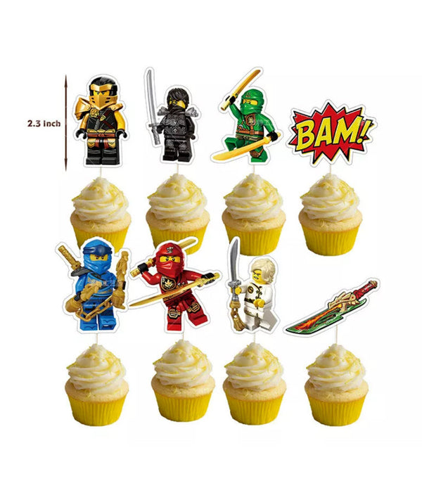 Ninjago Party Tableware Party Supplies Kids Birthday Banner Topper Balloon Plate