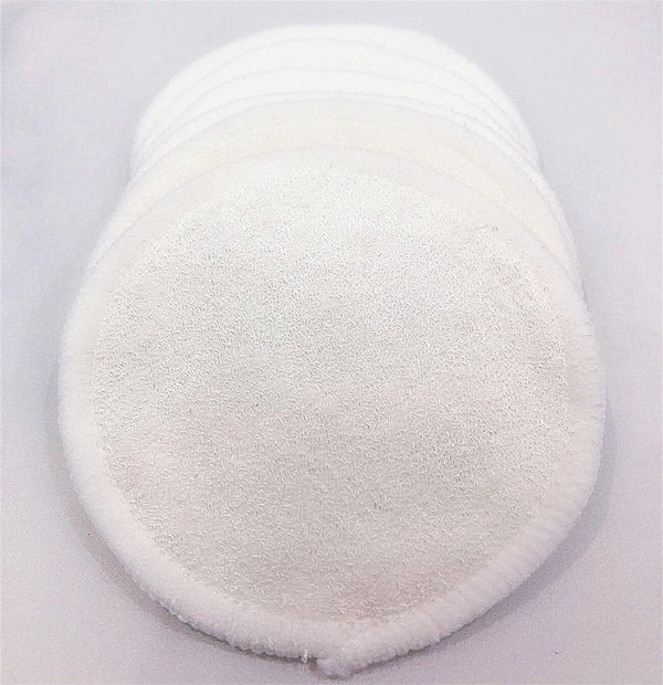 32pcs Reusable Makeup Remover Pads with Laundry Bag | Bamboo Cotton Rounds for Face Cleansing