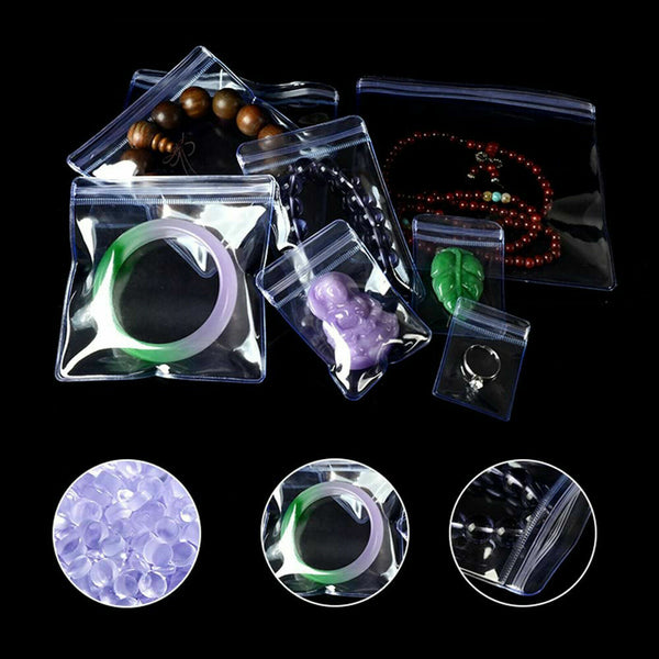 Transparent Jewelry Storage Small Plastic Gifts Reclosable Bags