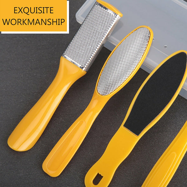 8/10X  Manicure Foot Rasp File Hard Dead Skin Remover Pedicure Peeling Tools Kit