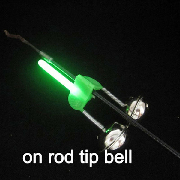 100X Chemical Light Fishing Fluorescent Glow Stick Clip On the Rod Tip GlowStick