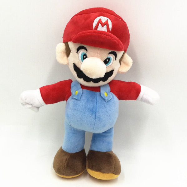25/43cm Luigi Doll Super Mario Bros Plush Soft Toy Stuffed Animal Teddy