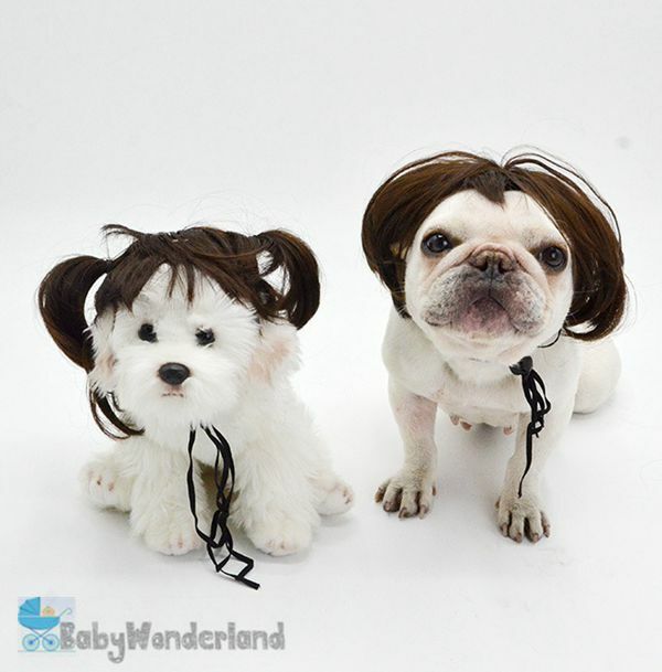 Pet Wig Small Dog Cat Cosplay Cross Dressing Hair Transforming Prop Halloween