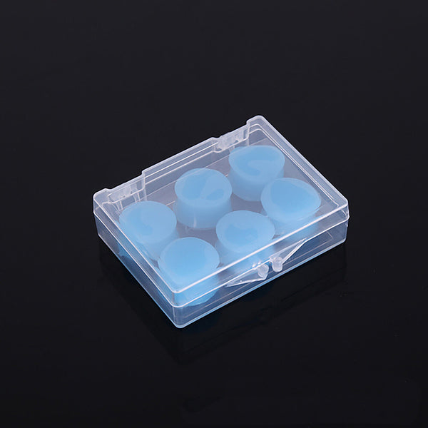 3 Pairs Soft Silicone Ear Plugs Comfortable Adjustable Sleep Anti Snore Moldable