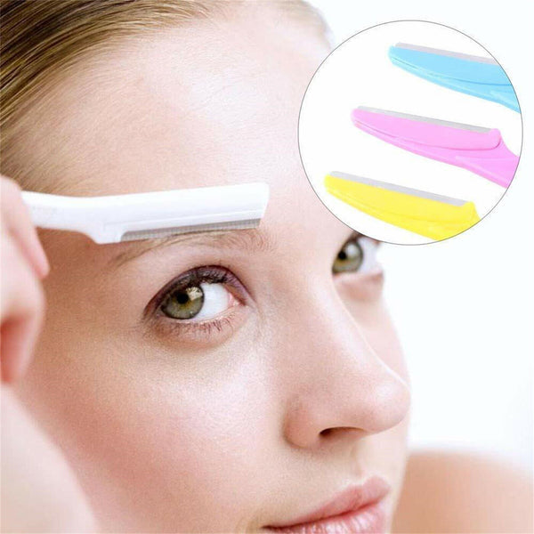 Facial Eyebrow Razor Trimmer Shaper Shaver Blade Knife Hair Remover inkle Beauty