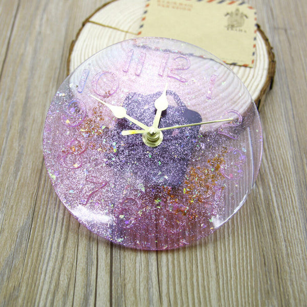 1X Silicone Jewelry Mold Making Resin Mould Craft Big Clocks Handmade Casting