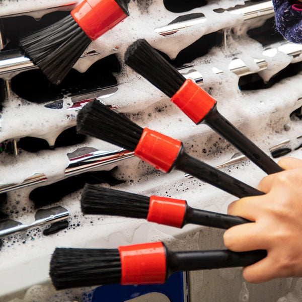 8PCS Car Detailing Brush Set Dashboard Air Vent Crevice Dust Cleaning Brushes