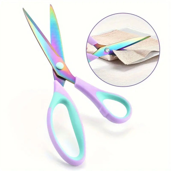 3PCS Craft Scissor Titanium Soft Grip Sewing Scissor Set for Fabric Dressmaking