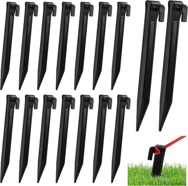 40pcs Heavy Duty Tent Pegs Screw Stakes | Outdoor Camping Ground Anchors