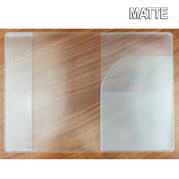 Passport Cover Protector Travel Clear Holder Organiser Wallet Matte Transparent