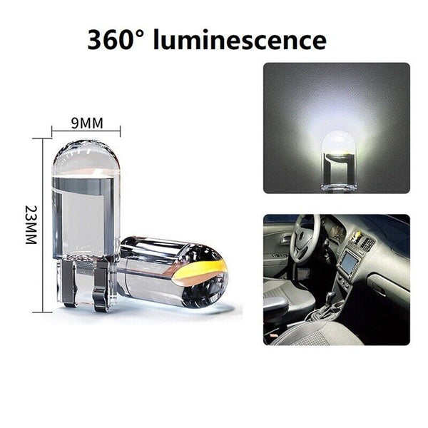 30 pcs For XSTORM White T10 194 168 W5W COB Bright LED Light Bulb Waterproof New