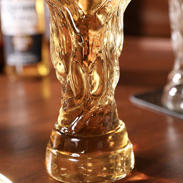 450ml Beer Glass Football Soccer Mug Hercules 2022 FIFA  Qatar World Cup Shape