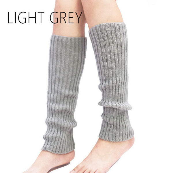 Women’s Knitted Leg Warmers 80s Dance Disco Party Costume Socks
