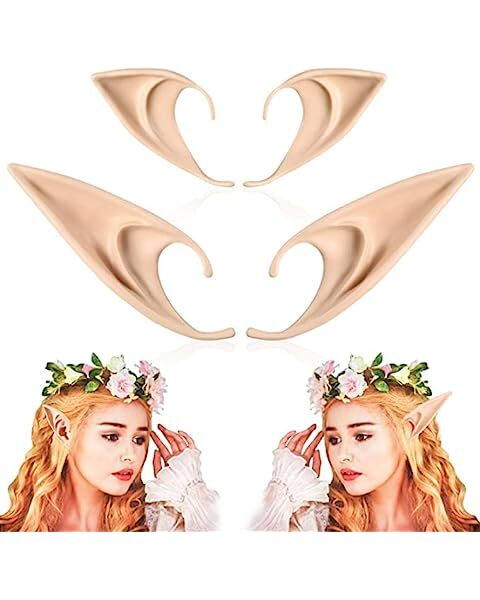 AU Halloween Kids Gift Fairy Pixie Elf Ears for Christmas Costume Cosplay Party