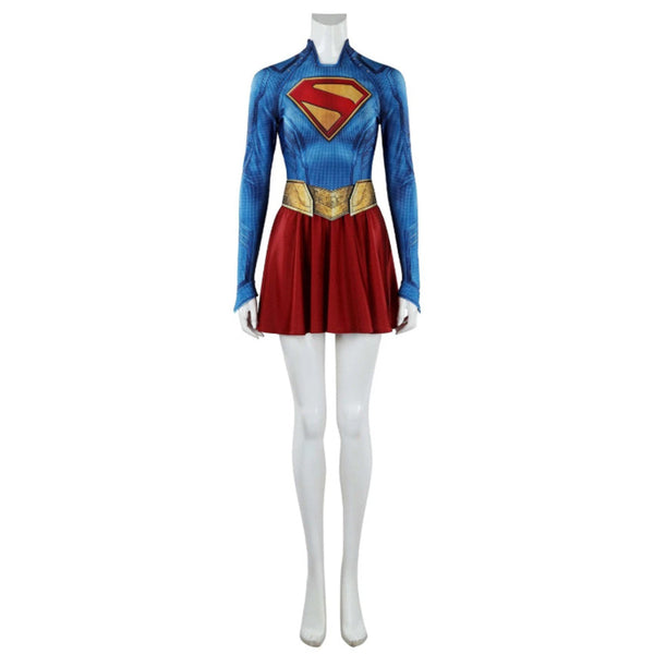 Halloween Kids Adult Fancy Dress Book Week Supergirl Kara Zor-El Cosplay Costume