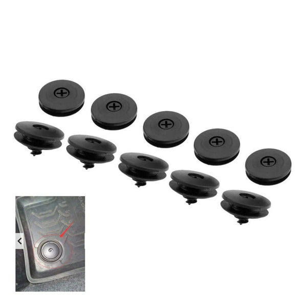 10 SETS Fixing Floor Mat Clips Car Carpet Retainer Holders Replacement Durable